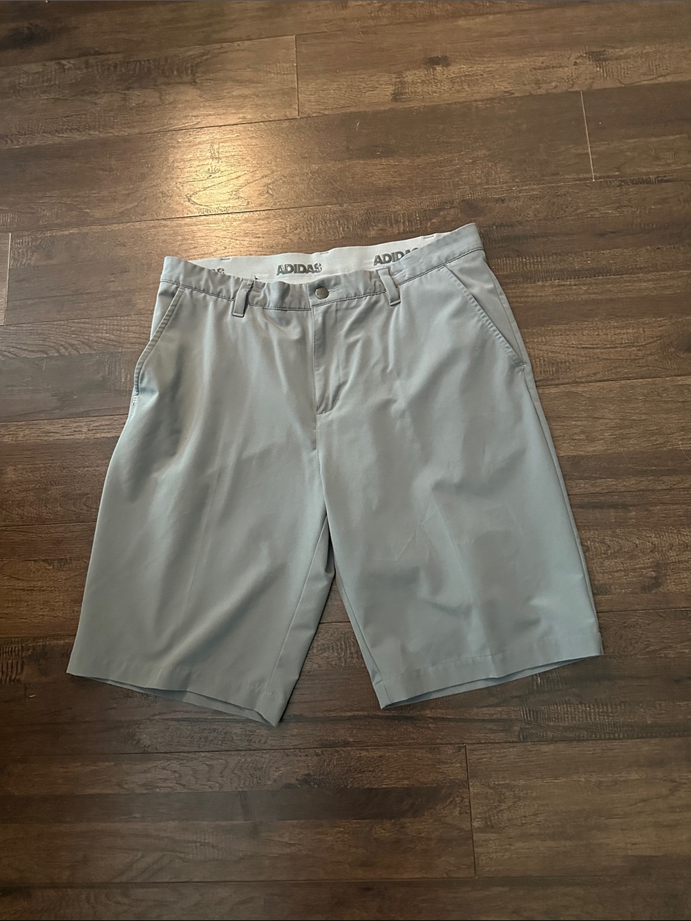 adidas Men’s Light Gray Golf Shorts